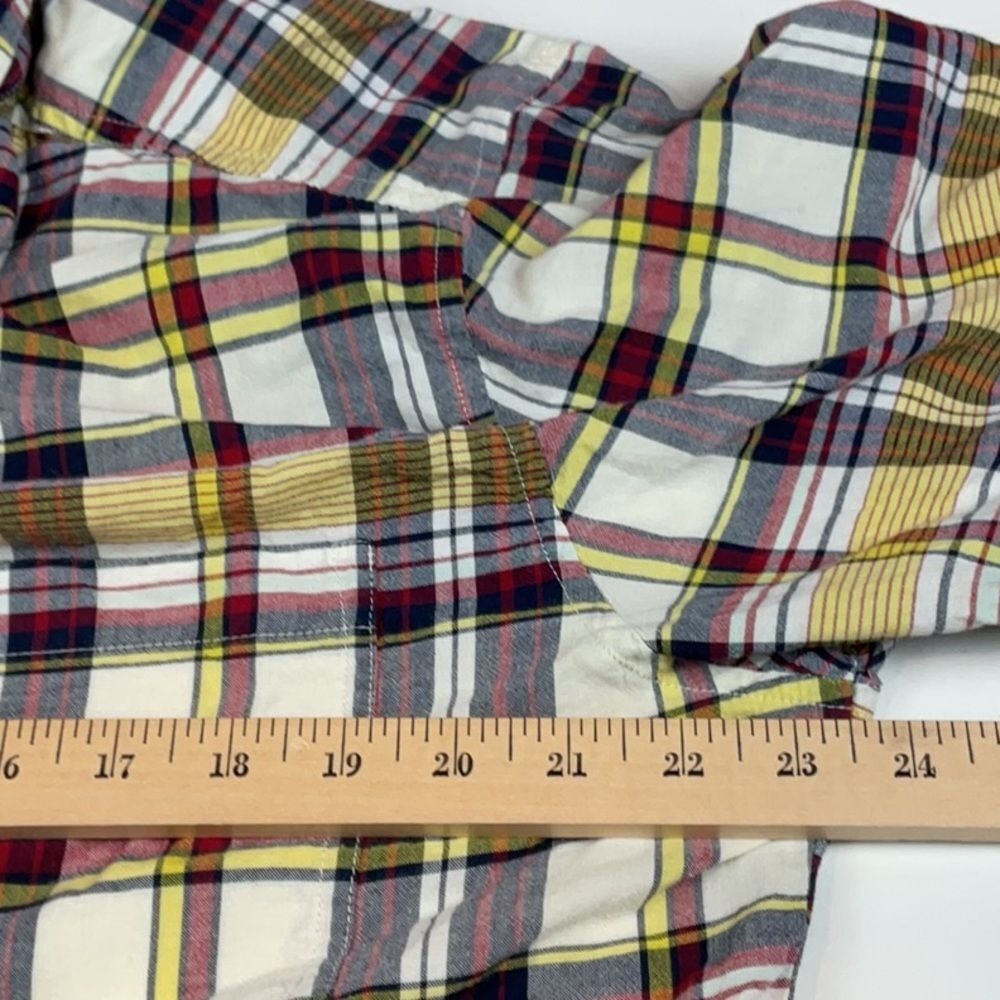 Woolrich Shirt‎ Mens Large Short Sleeve Plaid Button Down - Picture 5 of 6